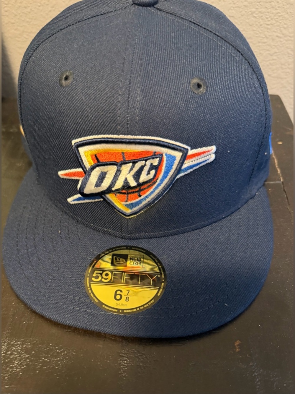 OKC Thunder new era 59fifty 6 7/8 fitted hat- nwt